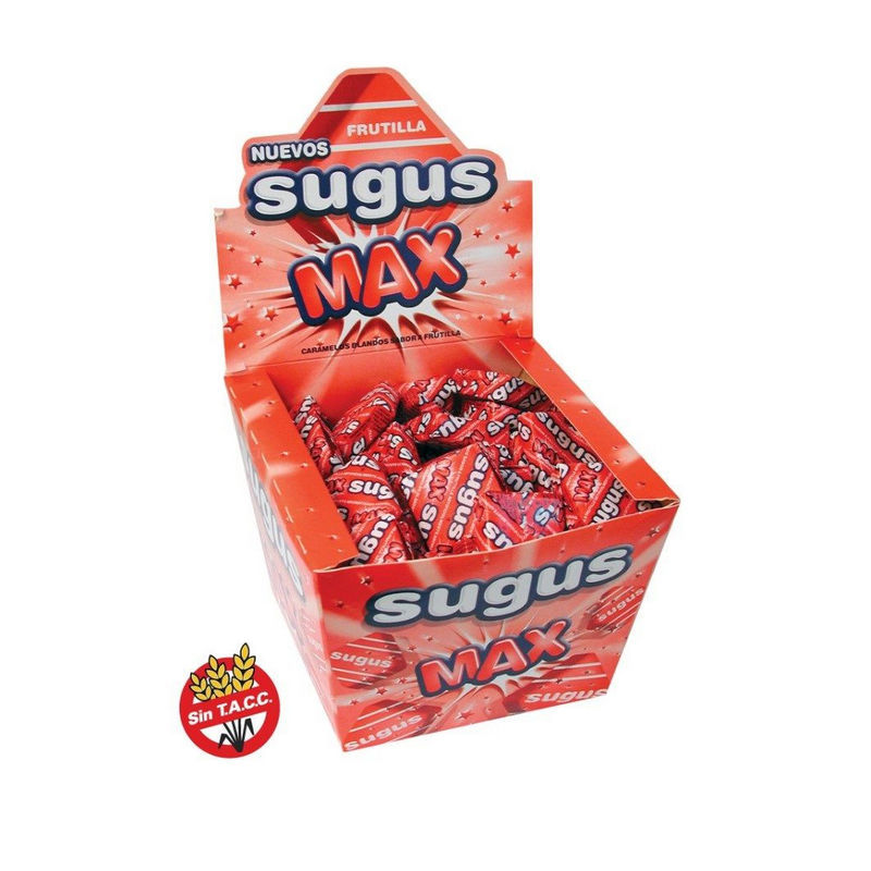 154-golosinas-florida-1 CARAMELOS SUGUS MAX FRUTILLA 70U