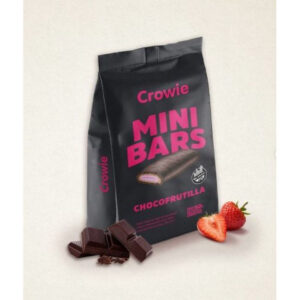 MINI BOMBON CROWIE CHOCOLATE/FRUTILLA 50 GRS