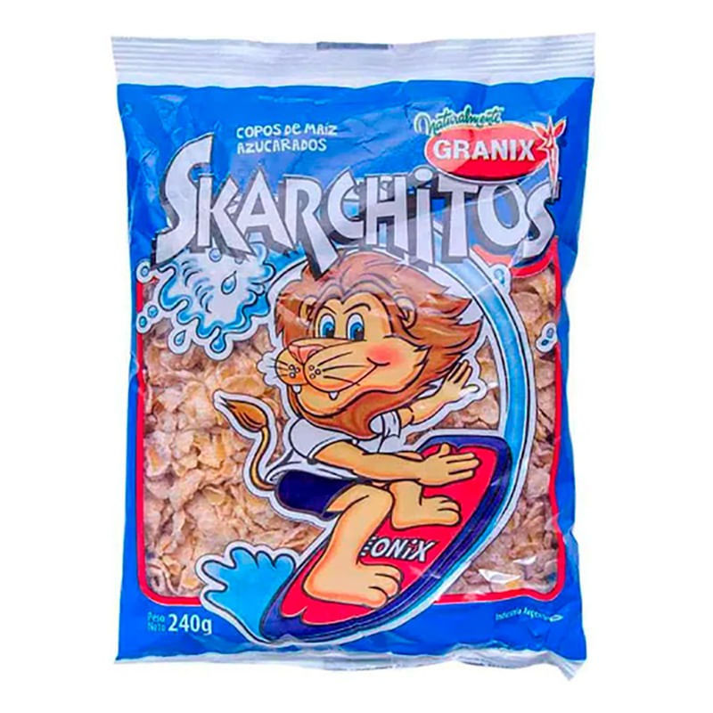 CEREAL-AZUCARADO-SKARCHITOS-240-GRS CEREAL AZUCARADO SKARCHITOS 240 GRS