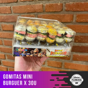 GOMITAS MINI BURGUER x 24U