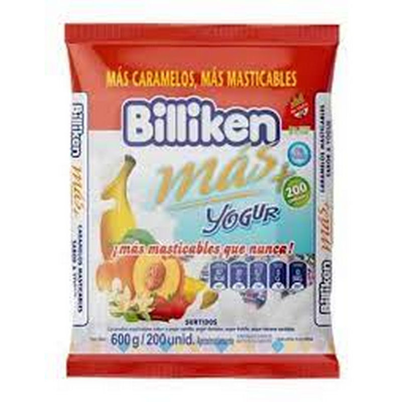 golosinas-florida-112-1 CARAMELOS BILLIKEN MASTICABLES YOGURT X 200GR X U