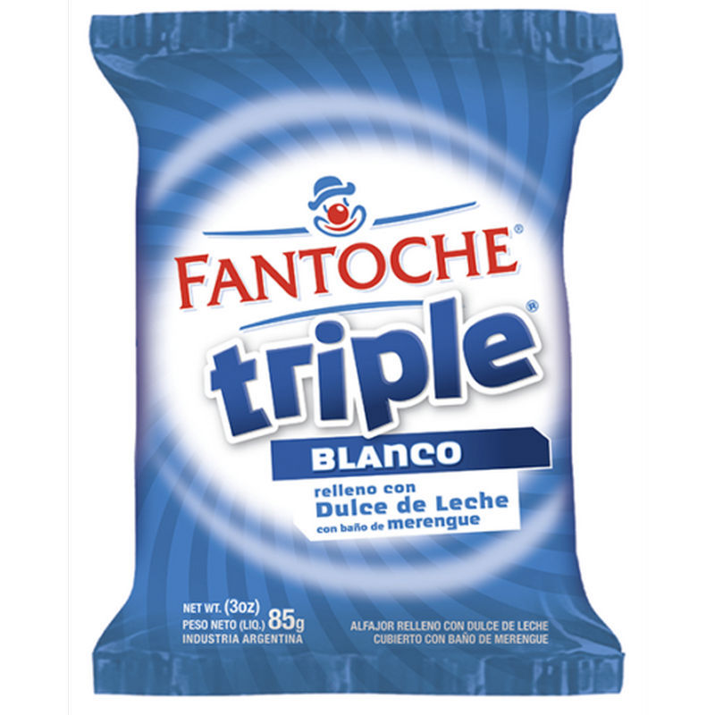 golosinas-florida-14-1 ALFAJOR FANTOCHE TRIPLE BLANCO 85 GRS