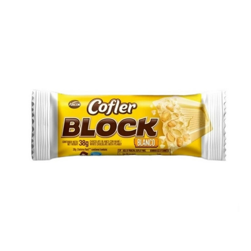 golosinas-florida-1872-1 CHOCOLATE COFLER BLOCK BLANCO 38 GRS