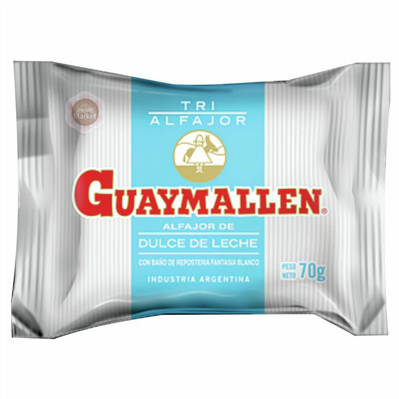 golosinas-florida-21-1 ALFAJOR GUAYMALLEN TRIPLE BLANCO 70 GRS
