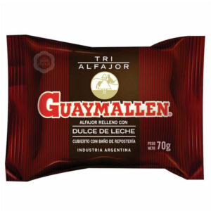 ALFAJOR GUAYMALLEN TRIPLE NEGRO 70 GRS