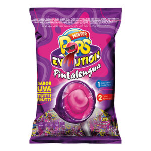 CHUPETIN MISTER POPS EVOLUTION PINTA LENGUA 24U
