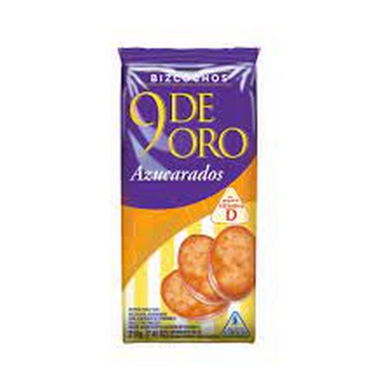 golosinas-florida-40-1 BIZCOCHO 9 DE ORO AZUCARADO 210 GRS