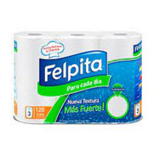 ROLLO COCINA FELPITA PACK X3 X10 UNIDADES