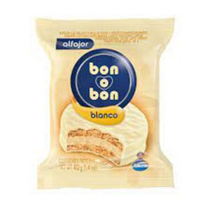 ALFAJOR BON O BON SIMPLE BLANCO 40GRS