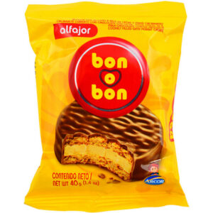 ALFAJOR BON O BON SIMPLE NEGRO 40GRS