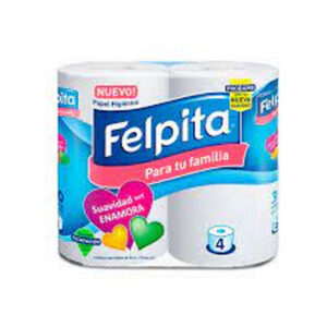 PAPEL HIGIENICO FELPITA 4UX30MTS X12 UNIDADES