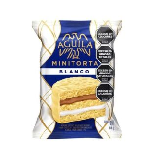 ALFAJOR AGUILA MINITORTA BLANCO 72 GRS