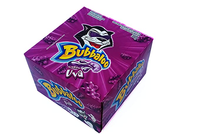 16019 CHICLE BUBBALOO UVA X 60 U