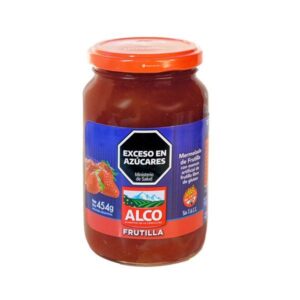 MERMELADA ALCO FRASCO FRUTILLA 454 GRS